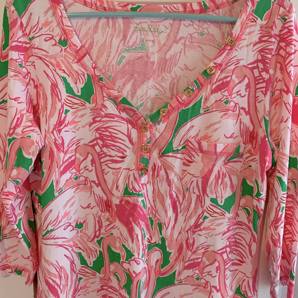 Lilly Pulitzer long sleeve cover up